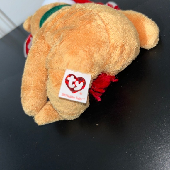 Vintage 2003 Ty Beanie Baby "Holiday Teddy" with Tags - Picture 3 of 4